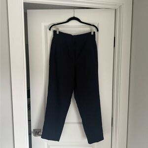 Zara Dark Navy Straight Trousers